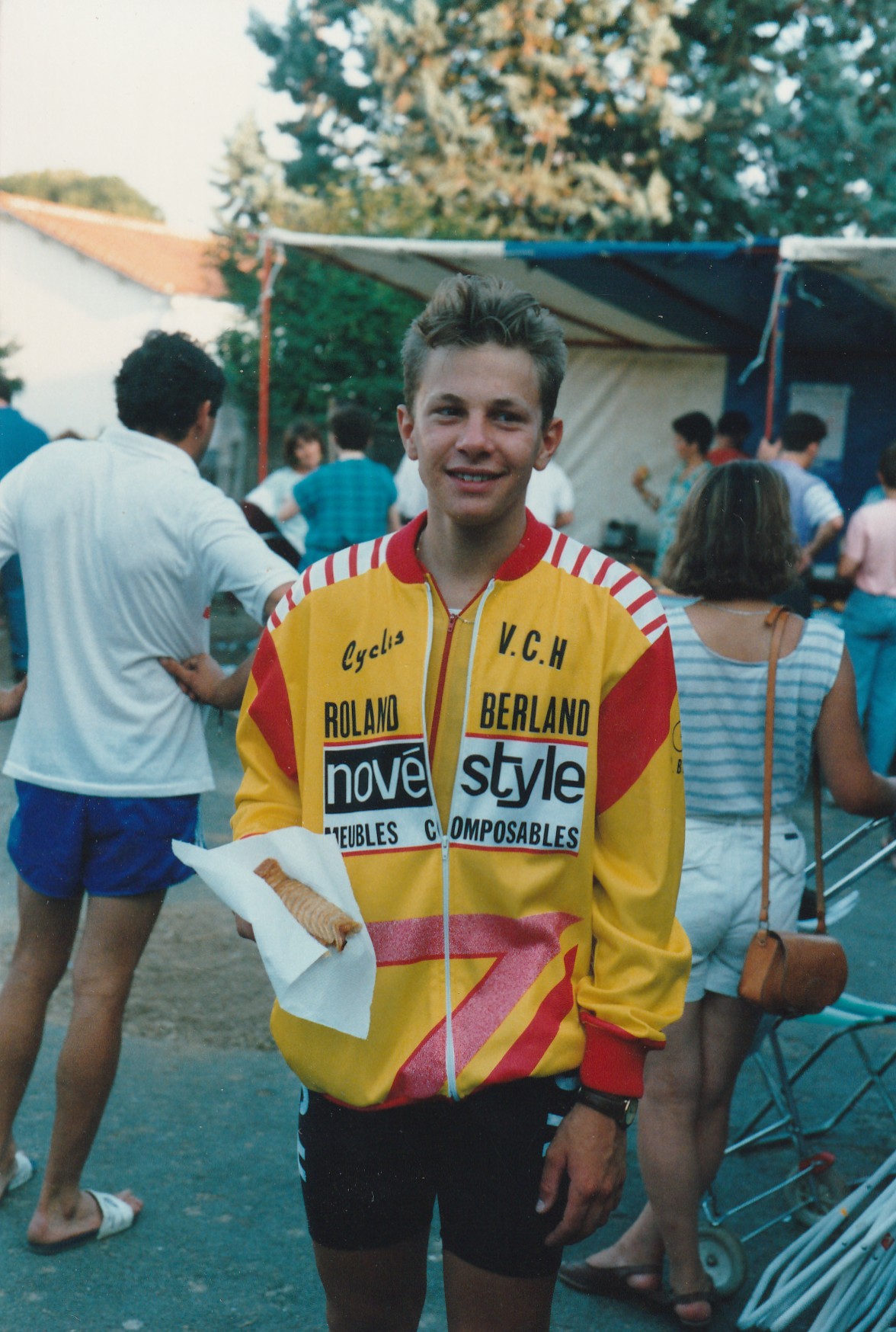 Walter Bénéteau adolescent, sous les couleurs du Vélo-Club Herbretais